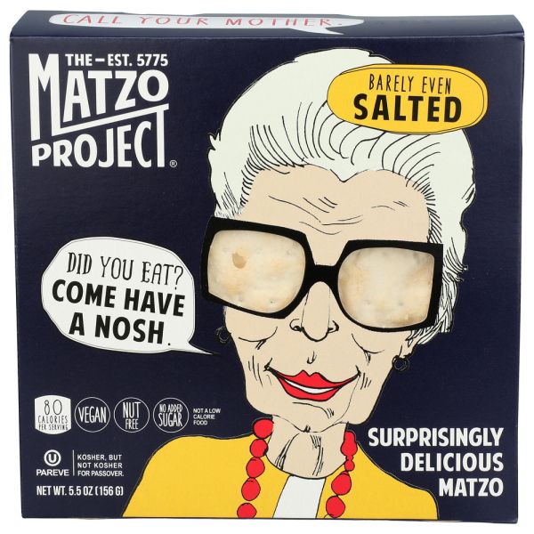 THE MATZO PROJECT: Matzo Salted Flats, 5.5 oz