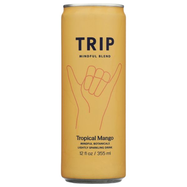 TRIP: Tropical Mango Sparkling Water, 12 fo