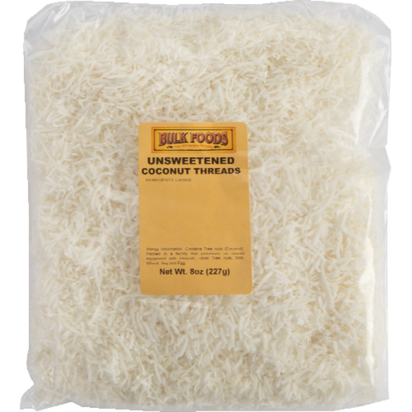 TORN & GLASSER: Unsweetened Coconut Thread, 8 oz