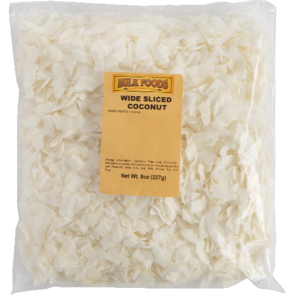 TORN & GLASSER: Wide Sliced Coconut, 8 oz
