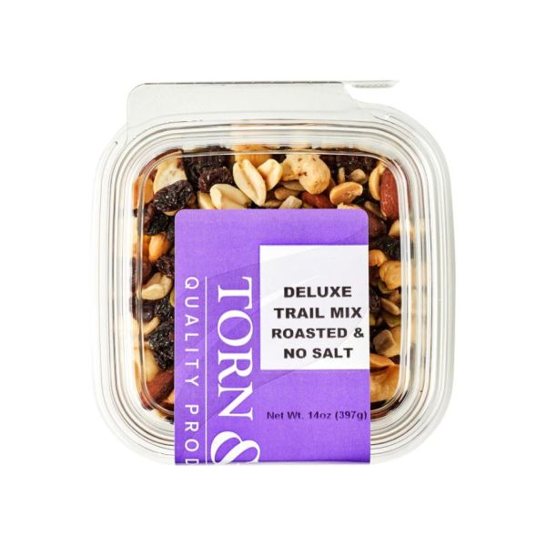 TORN & GLASSER: Deluxe Roasted and No Salt Trail Mix, 14 oz