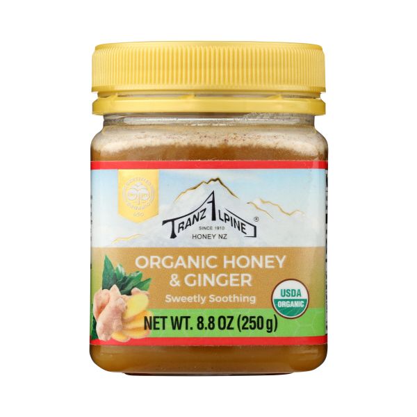 TRANZALPINE: Organic Honey Ginger, 8.8 oz