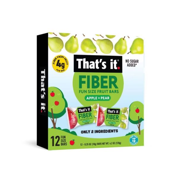 THATS IT: Apple Pear Fruit Bars 12 Count, 4.2 oz