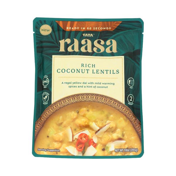 TATA RAASA: Rich Coconut Lentils, 10 oz