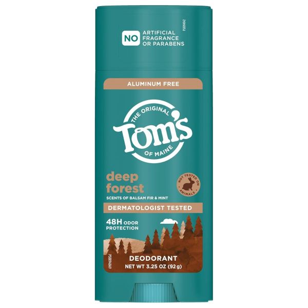 TOMS OF MAINE: Deep Forest Aluminum Free Deodorant, 3.25 oz