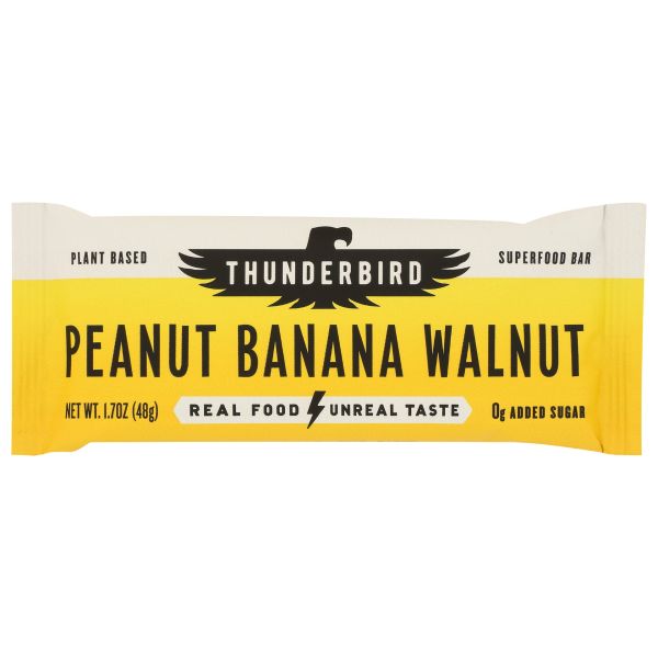 THUNDERBIRD: Peanut Banana Walnut Bar, 1.7 oz