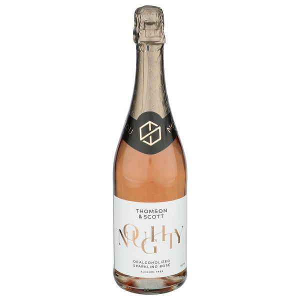 THOMPSON AND SCOTT NOUGHTY: Non Alcoholic Sparkling Rosé Wine, 750 ml