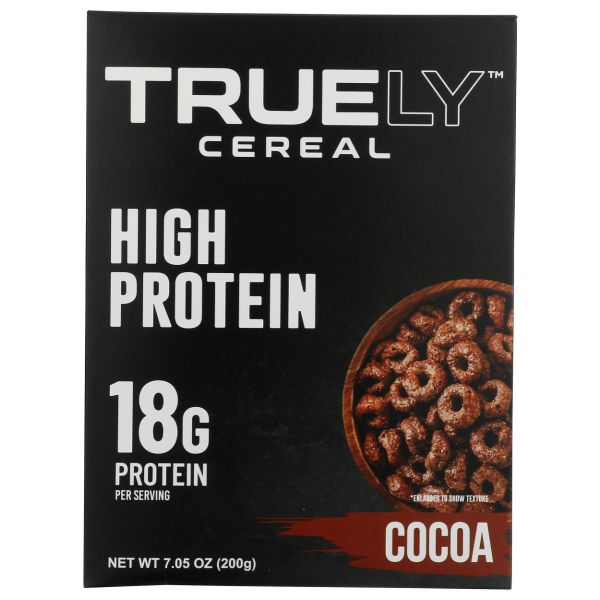 TRUELY CEREAL: Cocoa Cereal, 7.05 oz