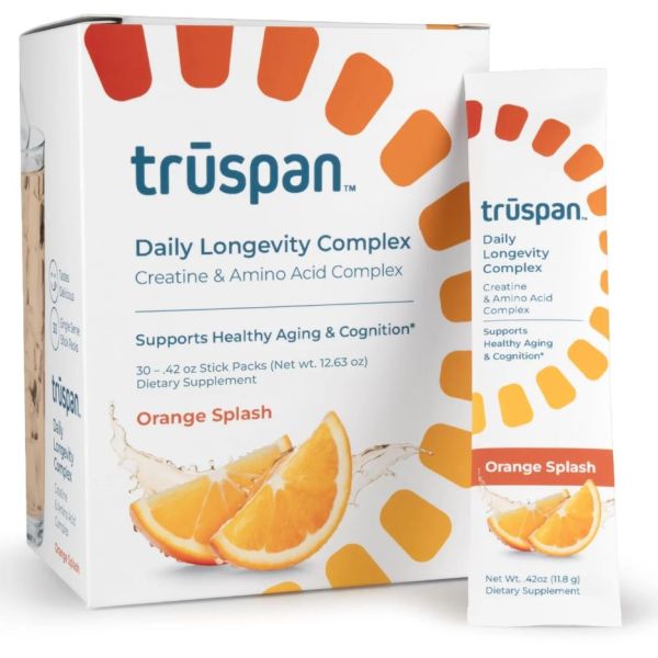 TRUSPAN: Orange Splash Longevity Complex 30 Count, 12.63 oz