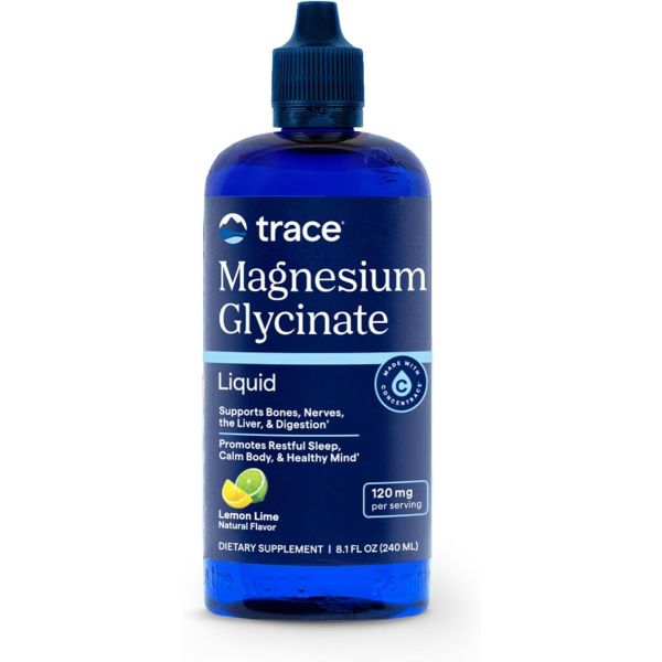 TRACE MINERALS: Magnesium Glycinate Lemon Lime, 8 fo