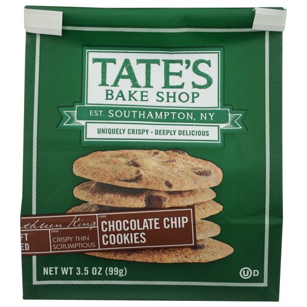 TATES: Chocolate Chip Cookies, 3.5 oz