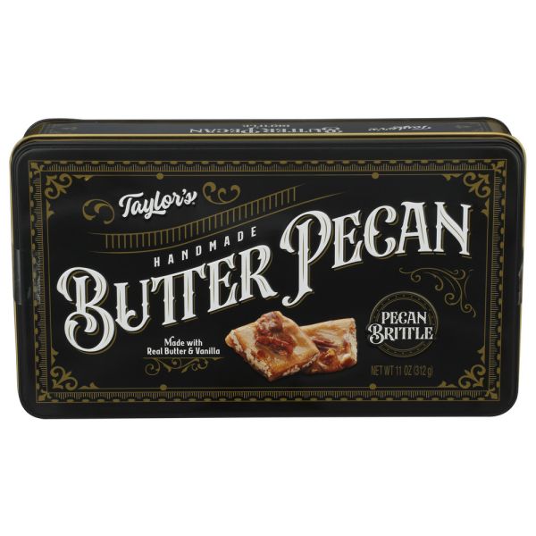 TAYLORS: Butter Pecan Brittle Tin, 11 oz
