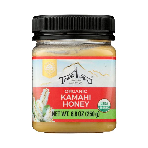 TRANZALPINE: Organic Kamahi Honey, 8.8 oz