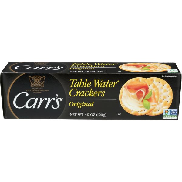 CARRS: Table Water Original Crackers, 4.25 oz