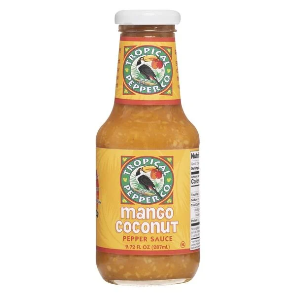 TROPICAL PEPPER: Mango Coconut Pepper Sauce, 9.72 oz