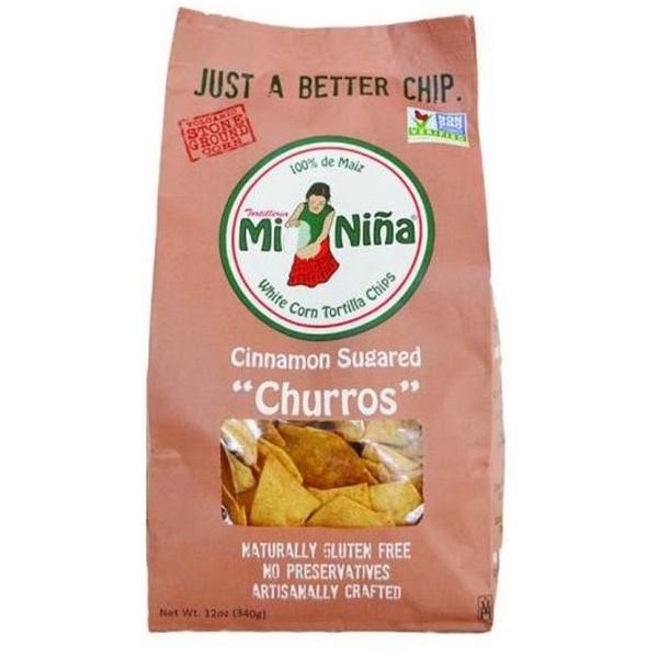 MI NINA: Cinnamon Churros Tortilla Chips, 12 oz