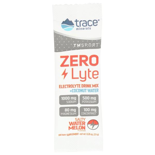 TRACE MINERALS: Salty Watermelon Zerolyte Drink Mix, 0.26 oz