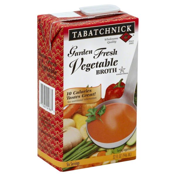 TABATCHNICK: Garden Fresh Vegetable Broth, 32 oz
