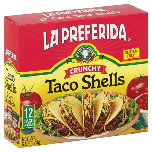LA PREFERIDA: Taco Shell, 12 pc