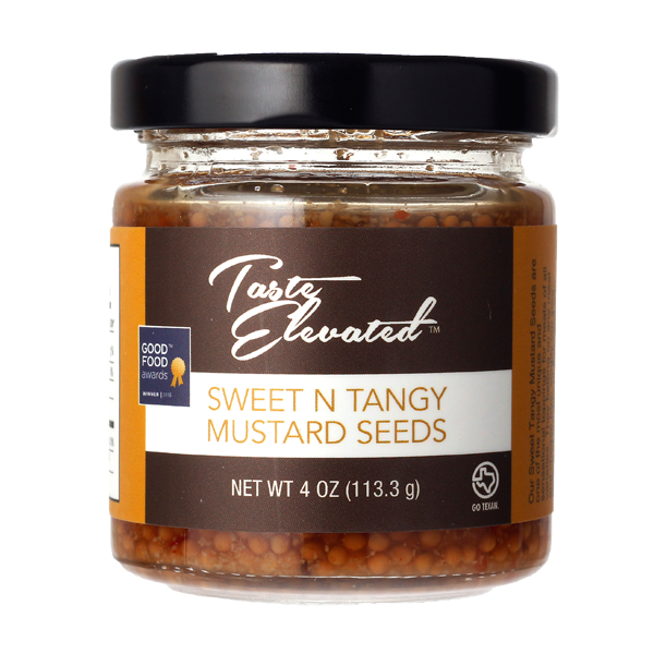 TASTE ELEVATED: Mustard Seeds Sweet N Tangy, 4 oz