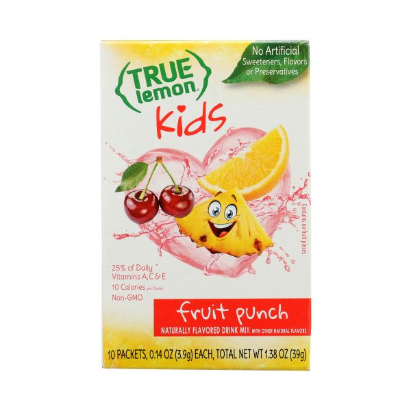 TRUE CITRUS: True Lemon Kids Fruit Punch, 1.38 oz