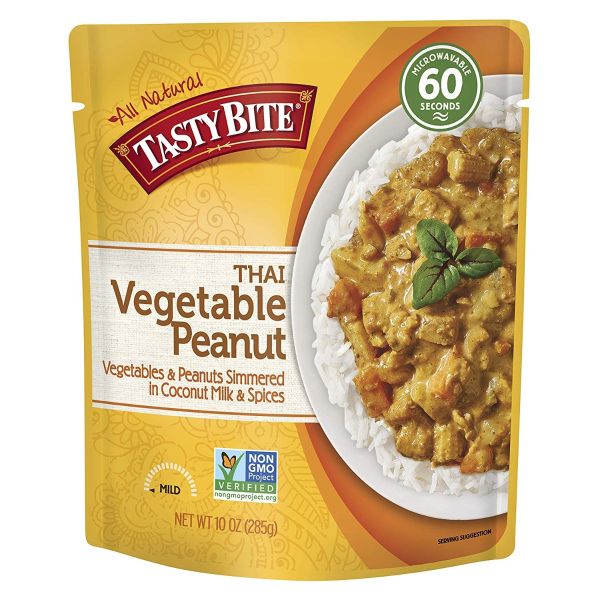 TASTY BITE: Thai Entree Vegetable Peanut, 10 oz