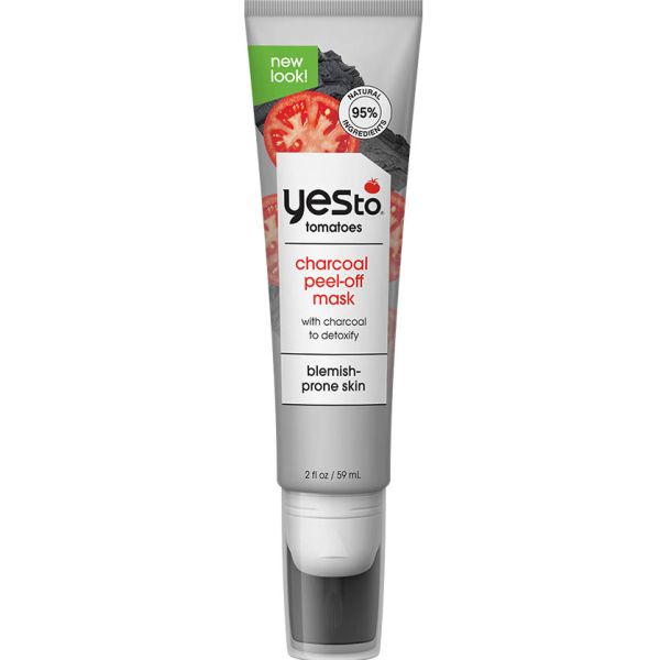 YES TO: Mask Chrcl Tomato Peel Of, 2 oz