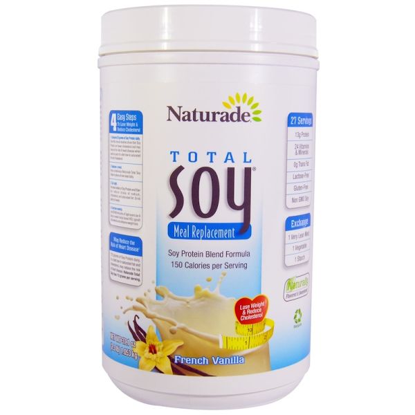 NATURADE: Total Soy All Natural Meal Replacement Powder French Vanilla, 37.1