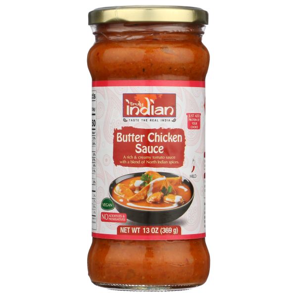 TRULY INDIAN: Butter Chicken Sauce, 13 oz