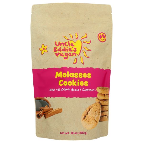 UNCLE EDDIES VEGAN: Molasses Cookies, 10 oz