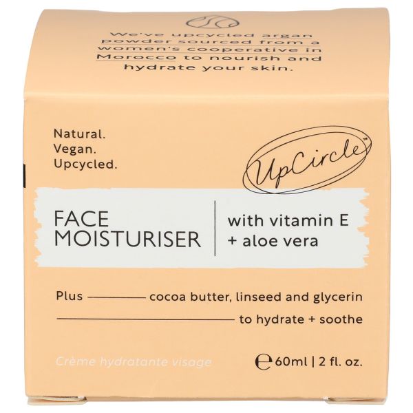 UPCIRCLE: Face Moisturiser with Vitamin E, 2.1 fo