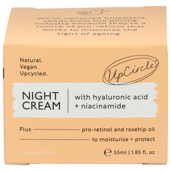 UPCIRCLE: Night Cream with Hyaluronic Acid Plus Niacinamide, 1.9 fo