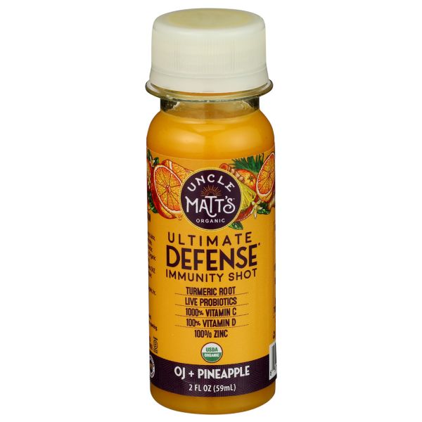 UNCLE MATTS ORGANIC: Ultimate Defense Probiotic Shot, 2 fo