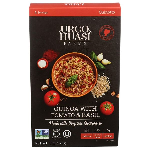 URCOHUASI FARMS: Quinoa Tomato And Basil, 6 oz