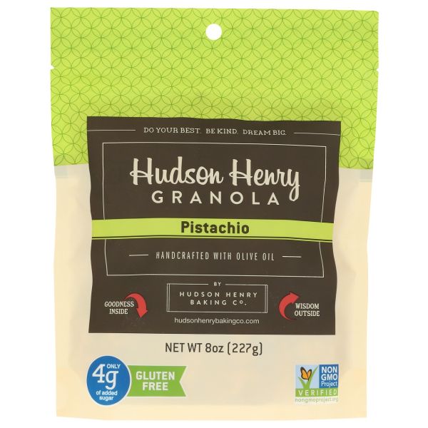 HUDSON HENRY GRANOLA: Pistachio Granola, 8 oz