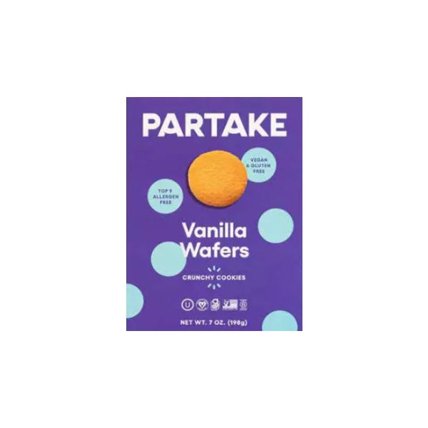 PARTAKE FOODS: Vanilla Wafers Crunchy Cookies, 7 oz