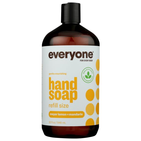 EVERYONE: Meyer Lemon Plus Mandarin Hand Soap Refill, 32 oz