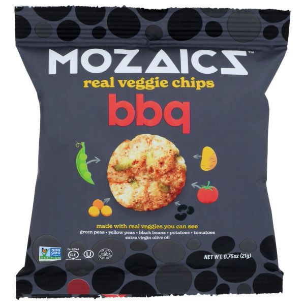 MOZAICS: BBQ Veggie Chips, 0.75 oz