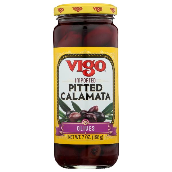 VIGO: Pitted Calamata Olives, 7 oz