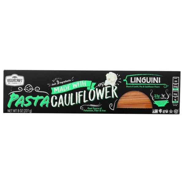 VEGGIECRAFT: Linguini Pasta Made With Cauliflower, 8 oz
