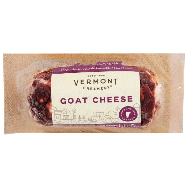 VERMONT CREAMERY: Cranberry Orange Cinnamon Goat Cheese, 4 oz
