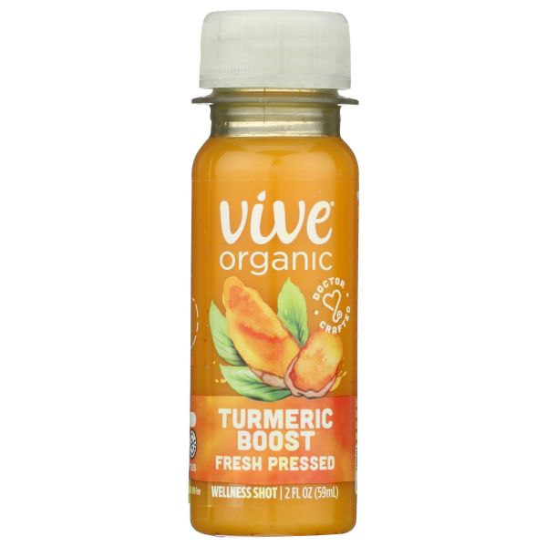 VIVE ORGANIC: Turmeric Boost Shot, 8 fo