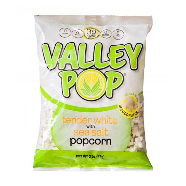 VALLEY POP: Bag Of White Popcorn, 2 oz