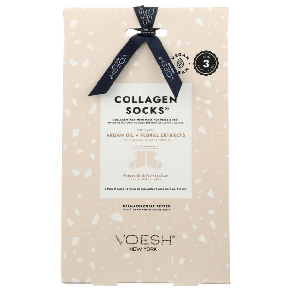 VOESH: Collagen Socks Trio, 0.54 oz