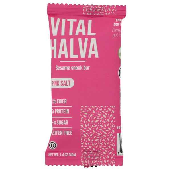 VITAL HALVA: Pink Salt Nutri Bar, 1.4 oz