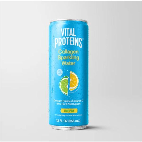 VITAL PROTEINS: Lemon Lime Collagen Sparkling Water, 12 fo