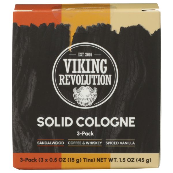 VIKING REVOLUTION: Solid Cologne 3 Pack Variety, 1.5 fo