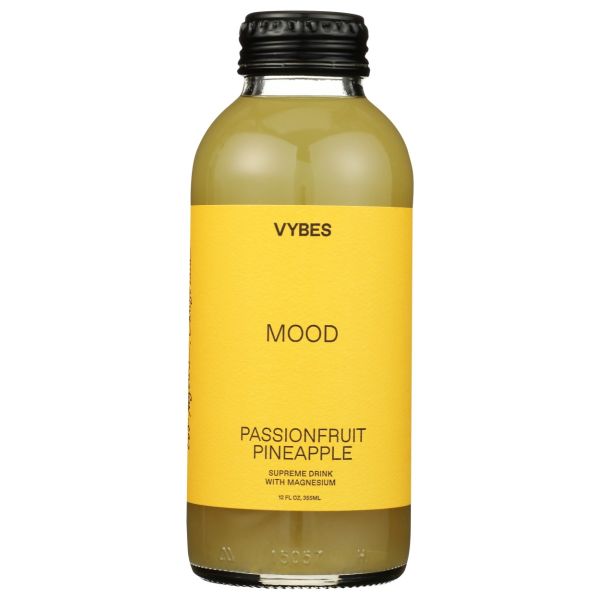 VYBES: Mood Passionfruit Pineapple Beverage, 12 fo