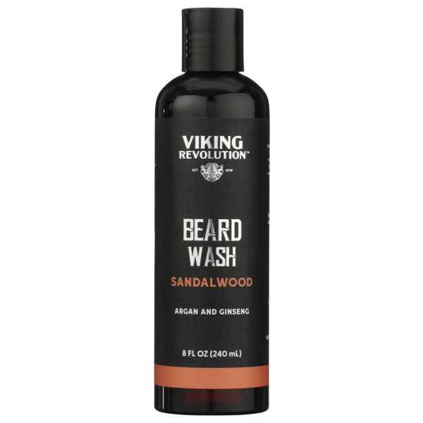 VIKING REVOLUTION: Sandalwood Beard Wash, 8 fo