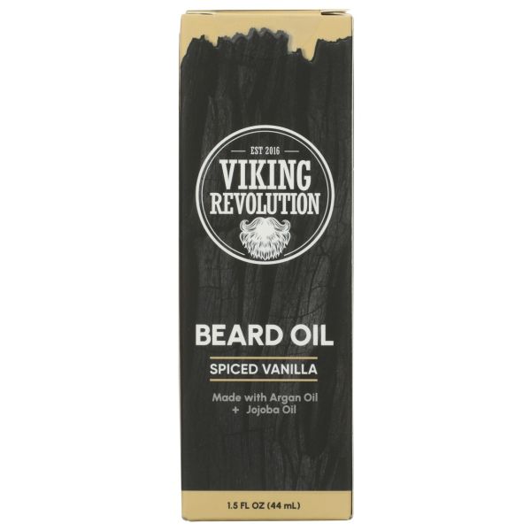 VIKING REVOLUTION: Coffee and Whiskey Beard Oil, 1.5 fo
